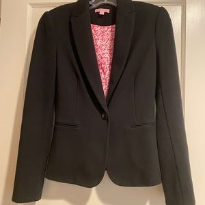 Lilly Pulitzer Black Ponte Blazer - XS